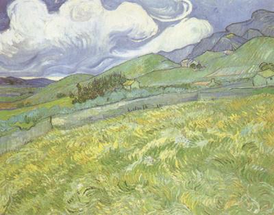 Vincent Van Gogh Mountainous Landscape behind Saint-Paul Hospital (nn04) oil painting image